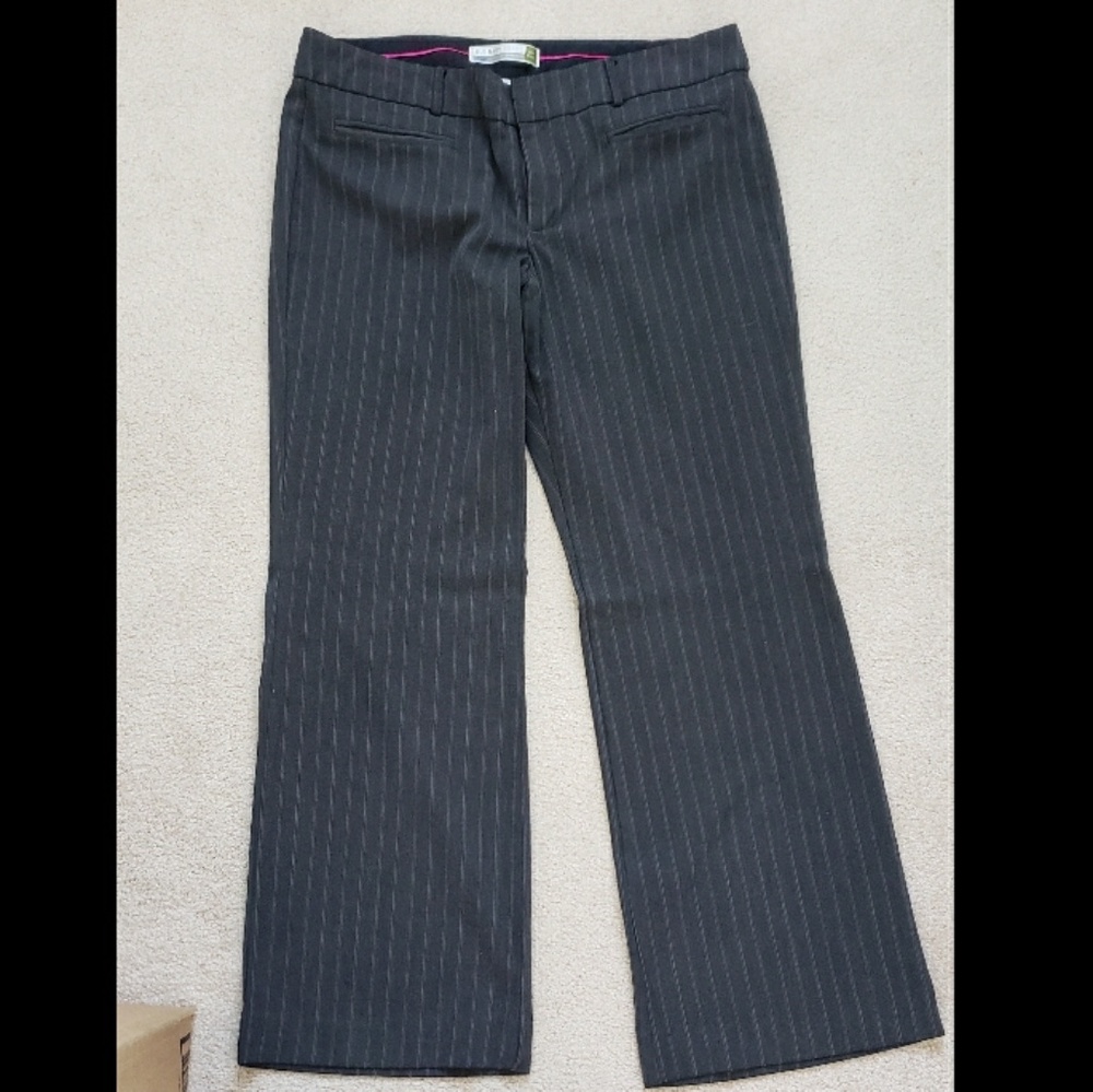 Dark Grey Pinstripe Old Navy Dress Pants